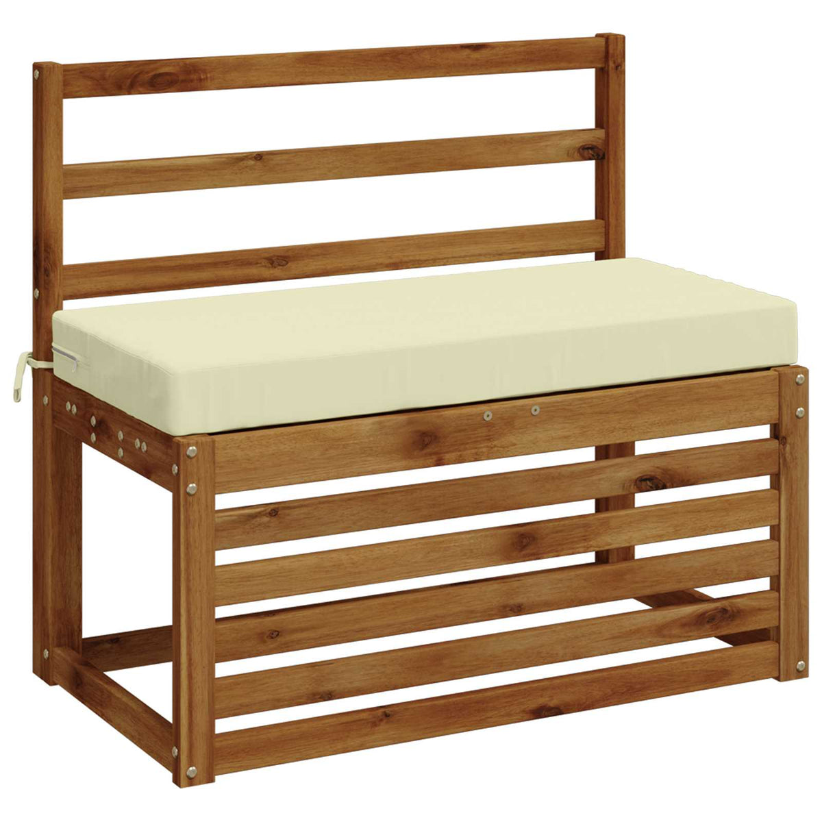 Bench Cushions SOEST 2 pcs 100% Polyester Cream, image 3
