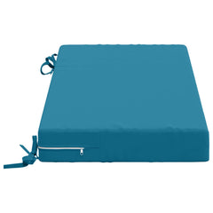vidaXL Bench Cushions SOEST 2 pcs 100% Polyester Light Blue 5