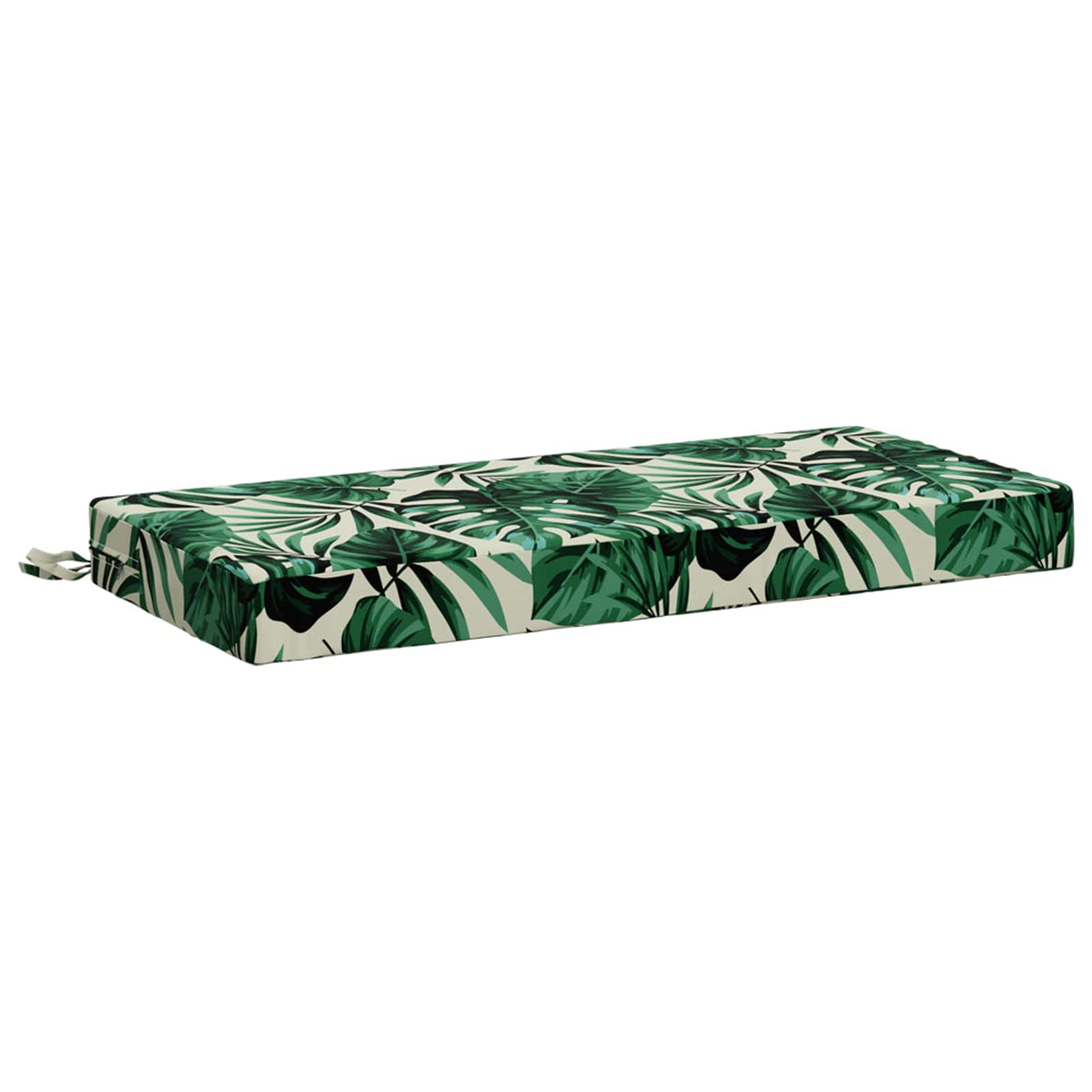 vidaXL Bench Cushions SOEST 2 pcs 100% Polyester Leaf Pattern 4