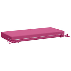 vidaXL Bench Cushions SOEST 2 pcs 100% Polyester Pink 80 x 40 x 8 cm 6