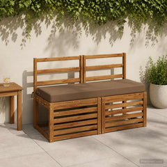 Bench Cushions SOEST Polyester Melange Taupe