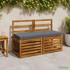 Bench Cushions SOEST Polyester Melange Blue