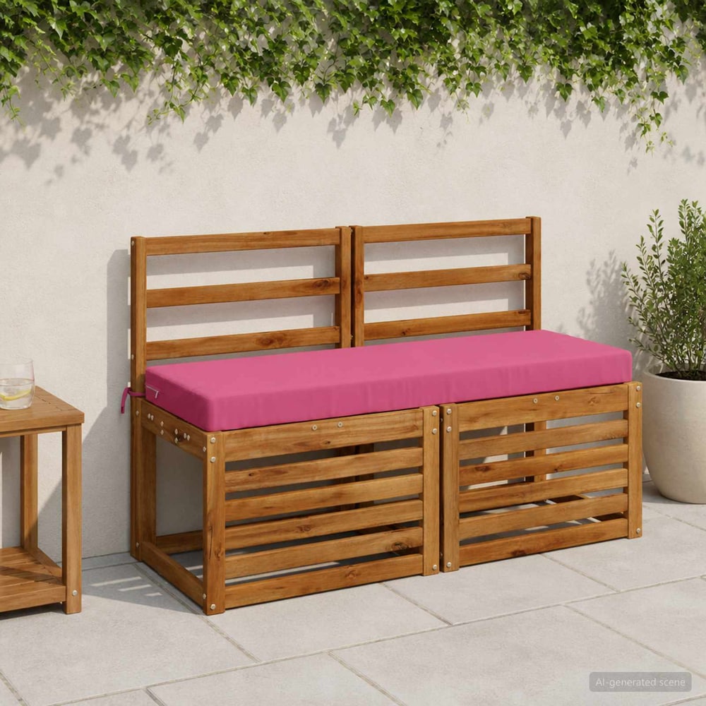Bench Cushions SOEST Polyester Depth Height Width Pink
