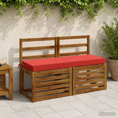 Bench Cushions SOEST Polyester Depth Height Width Red