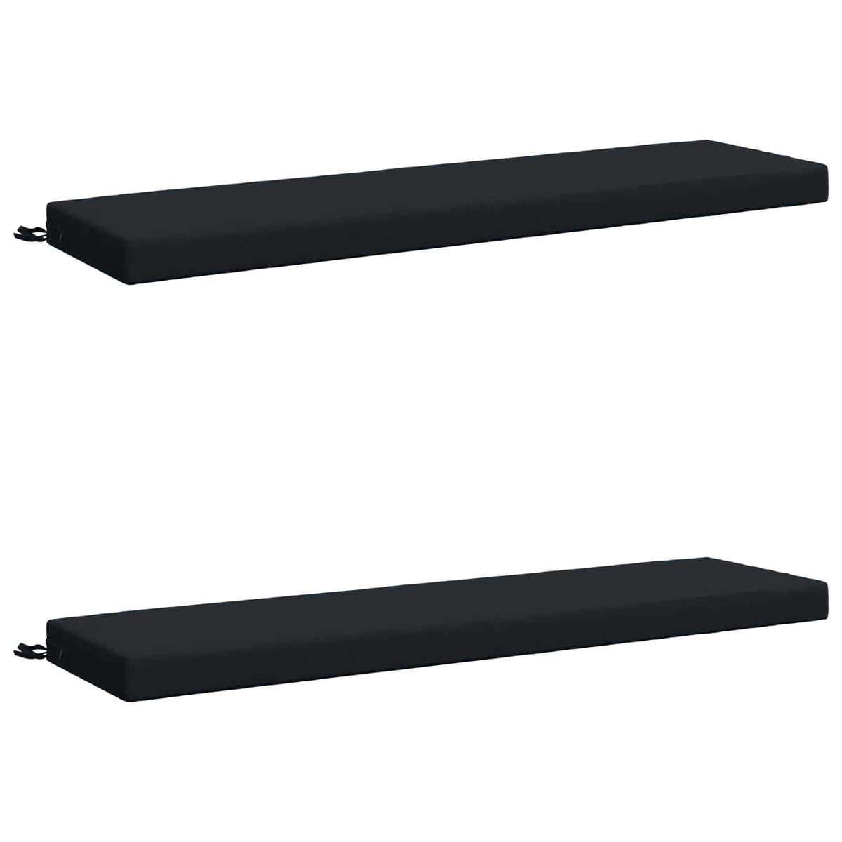 Bench Cushions SOEST 2 pcs 100% Polyester 140 x 40 x 8 cm Melange Dark blue