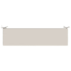 vidaXL Bench Cushion SOEST 100% Polyester White 160 x 40 x 8 cm 6