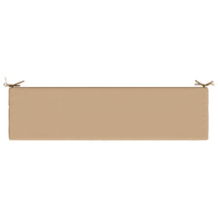 vidaXL Bench Cushion SOEST 100% Polyester Sand 160 x 40 x 8 cm 6