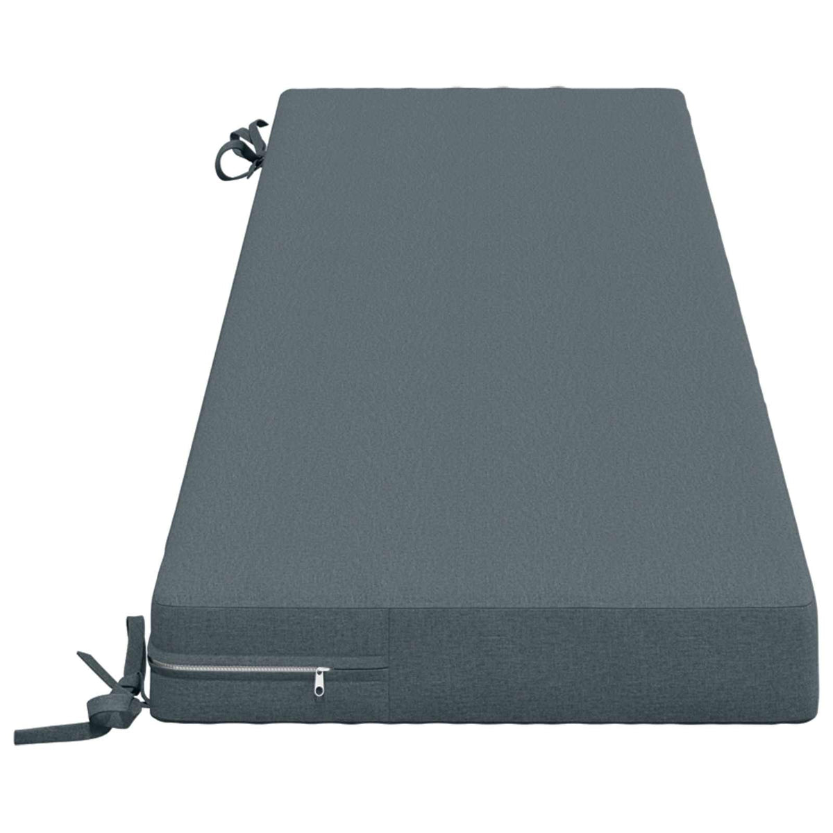 vidaXL Bench Cushion SOEST 100% Polyester Blue 160 x 40 x 8 cm 4