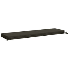 vidaXL Bench Cushion SOEST 100% Polyester Anthracite 160 x 40 x 8 cm 5