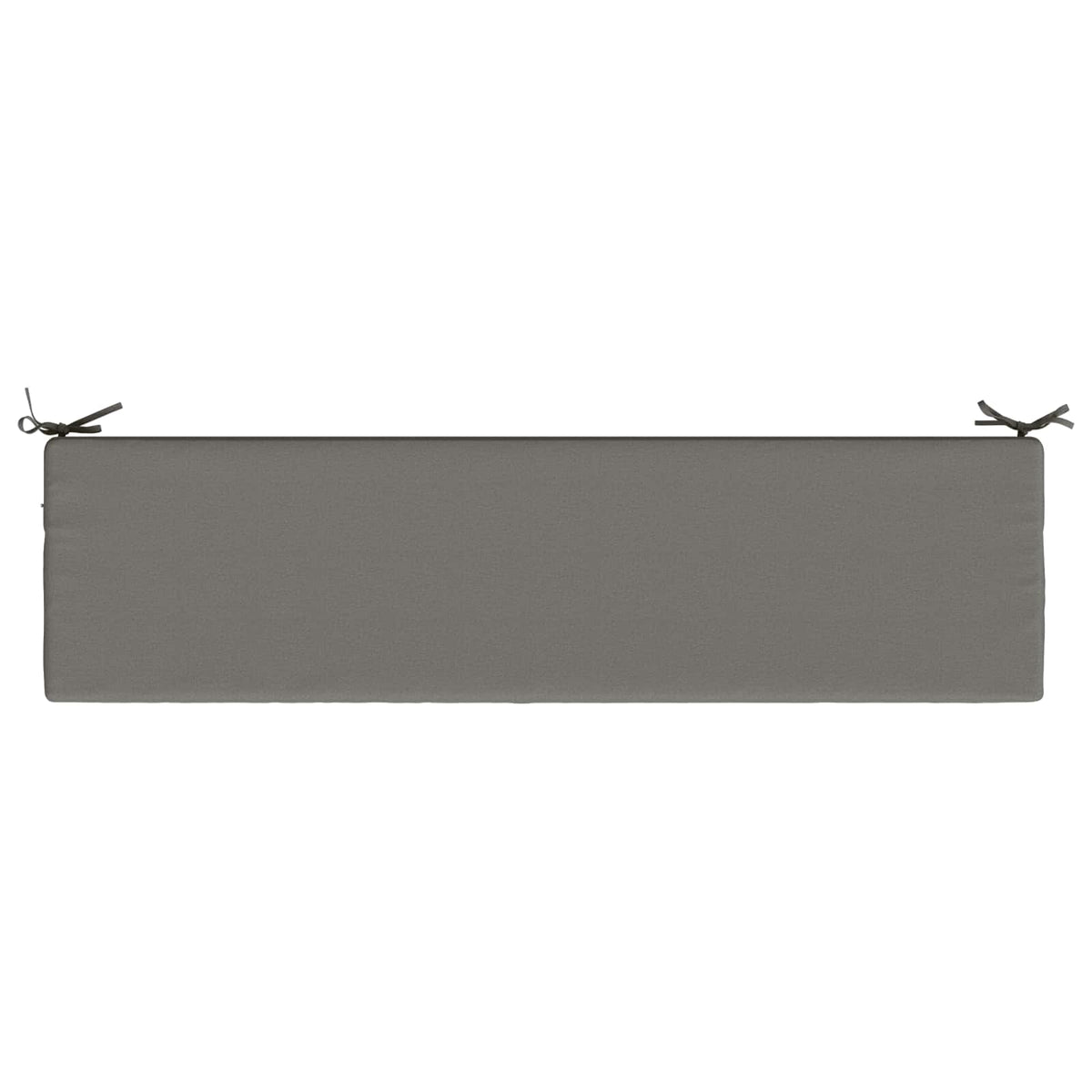 vidaXL Bench Cushion SOEST 100% Polyester Grey 160 x 40 x 8 cm 6
