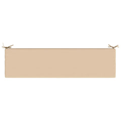vidaXL Bench Cushion SOEST 100% Polyester Cream 160 x 40 x 8 cm 6