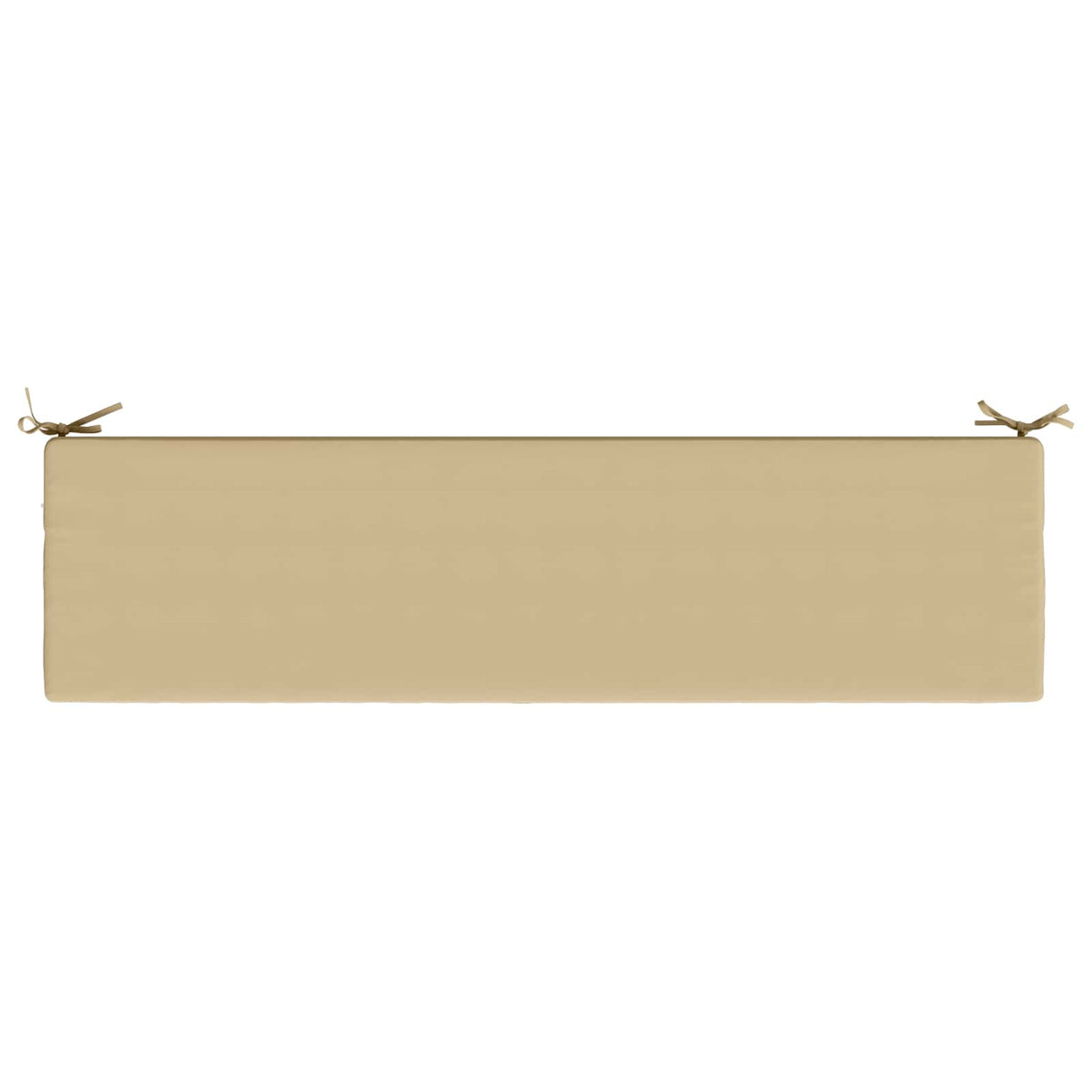 vidaXL Bench Cushion SOEST 100% Polyester Beige 160 x 40 x 8 cm 6