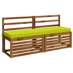 vidaXL Bench Cushion SOEST 100% Polyester Bright Green 160 x 40 x 8 cm 3