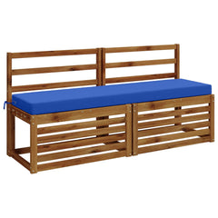 vidaXL Bench Cushion SOEST 100% Polyester Royal Blue 160 x 40 x 8 cm 3