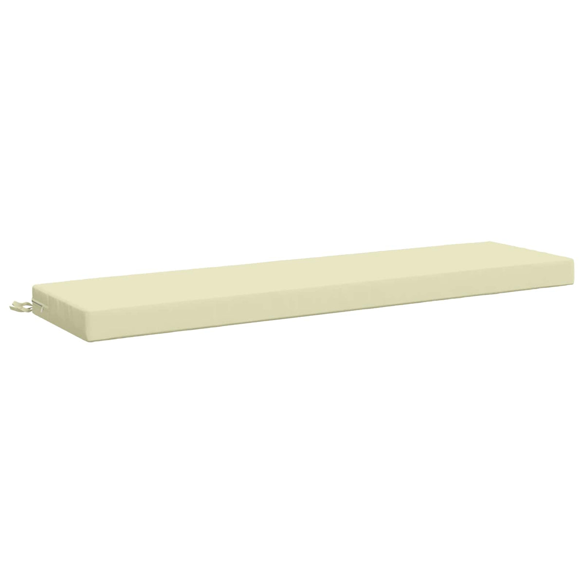 vidaXL Bench Cushion SOEST 100% Polyester Cream 160 x 40 x 8 cm 2