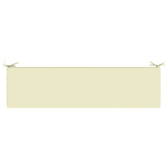 vidaXL Bench Cushion SOEST 100% Polyester Cream 160 x 40 x 8 cm 6