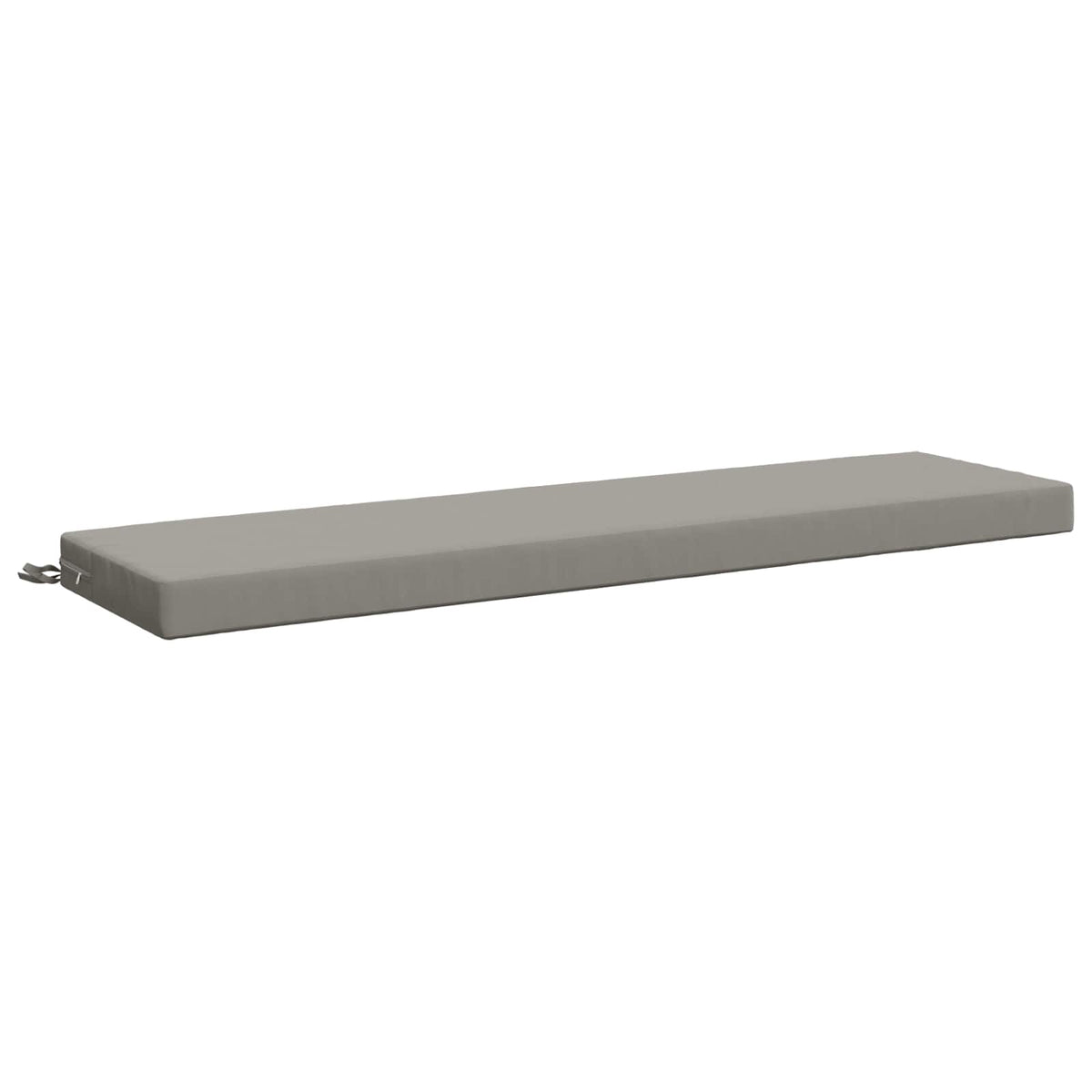 vidaXL Bench Cushion SOEST 100% Polyester Grey 160 x 40 x 8 cm 2