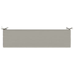 vidaXL Bench Cushion SOEST 100% Polyester Grey 160 x 40 x 8 cm 6