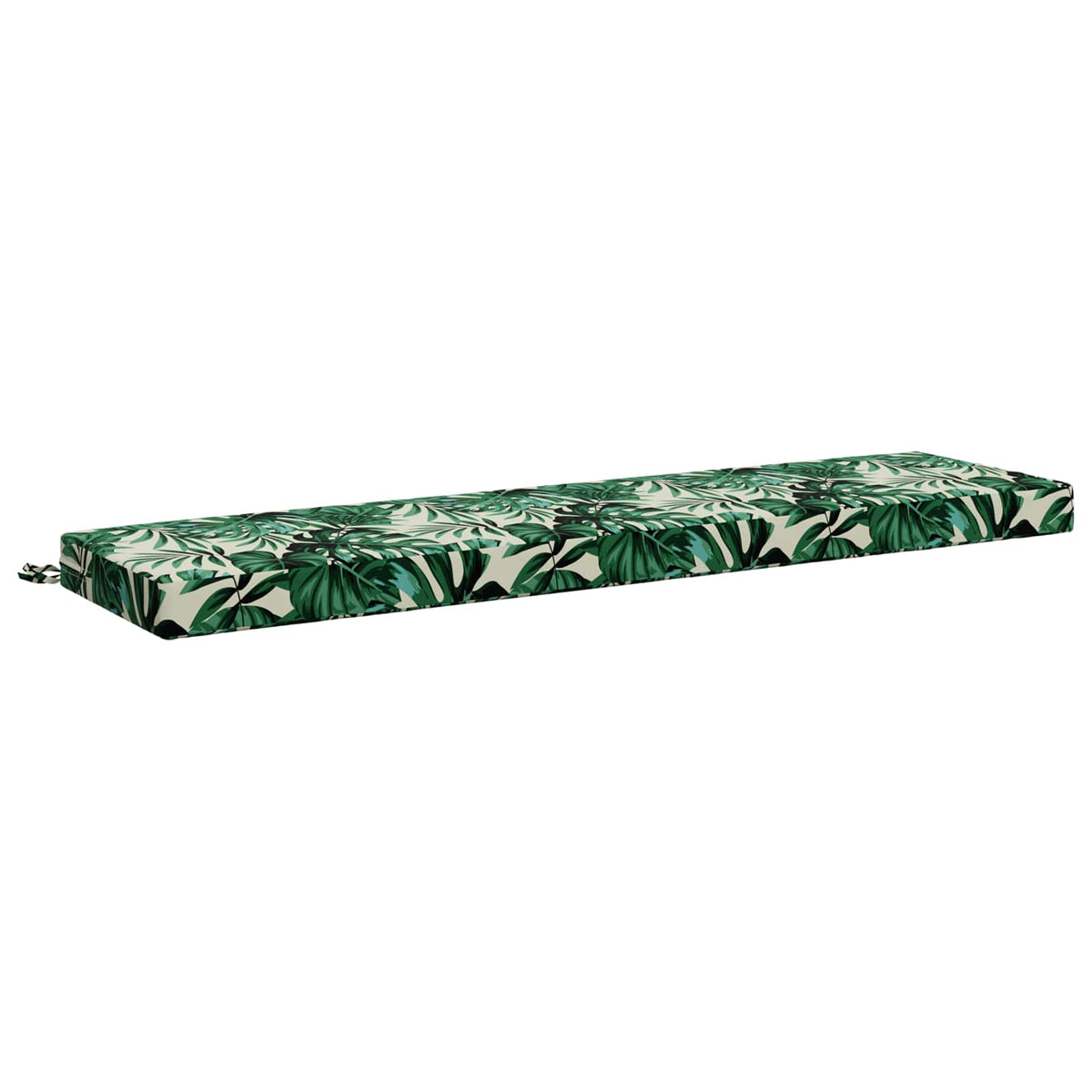 vidaXL Bench Cushion SOEST 100% Polyester Leaf Pattern 160 x 40 x 8 cm 2