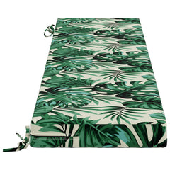 vidaXL Bench Cushion SOEST 100% Polyester Leaf Pattern 160 x 40 x 8 cm 4