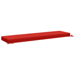 vidaXL Bench Cushion SOEST 100% Polyester Red 160 x 40 x 8 cm 5