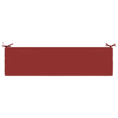vidaXL Bench Cushion SOEST 100% Polyester Wine Red 160 x 40 x 8 cm 6