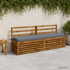 Bench Cushion SOEST Polyester Melange Blue