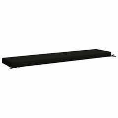 vidaXL Bench Cushion SOEST 100% Polyester Black 170 x 40 x 8 cm 5