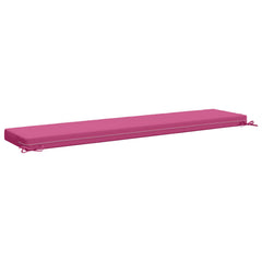 vidaXL Bench Cushion SOEST 100% Polyester Pink 170 x 40 x 8 cm 5