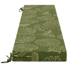 vidaXL Bench Cushion SOEST 100% Polyester Leaf Design 180 x 40 x 8 cm 4