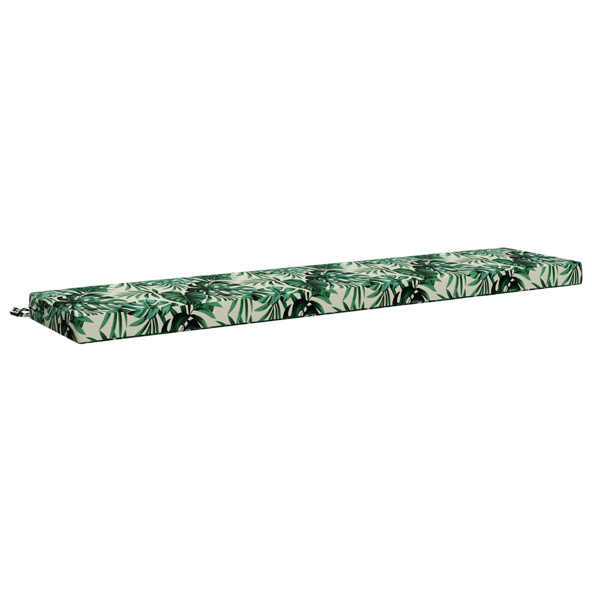 vidaXL Bench Cushion SOEST 100% Polyester Leaf Pattern 180 x 40 x 8 cm 2