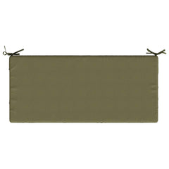vidaXL Bench Cushion SOEST 100% Polyester Olive Green 120 x 50 x 8 cm 6