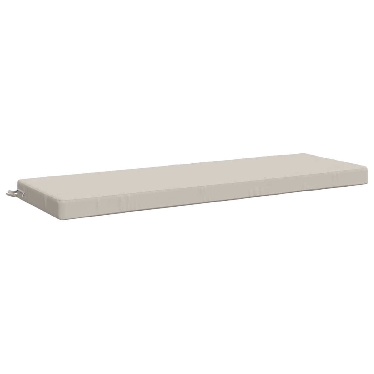 vidaXL Bench Cushion SOEST 100% Polyester White 140 x 50 x 8 cm 2
