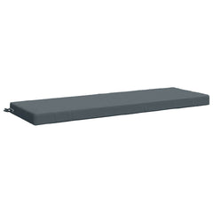 vidaXL Bench Cushion SOEST 100% Polyester Blue 140 x 50 x 8 cm 2