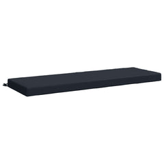 vidaXL Bench Cushion SOEST 100% Polyester Dark Blue 140 x 50 x 8 cm 2
