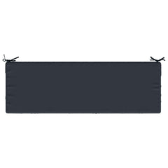 vidaXL Bench Cushion SOEST 100% Polyester Dark Blue 140 x 50 x 8 cm 6
