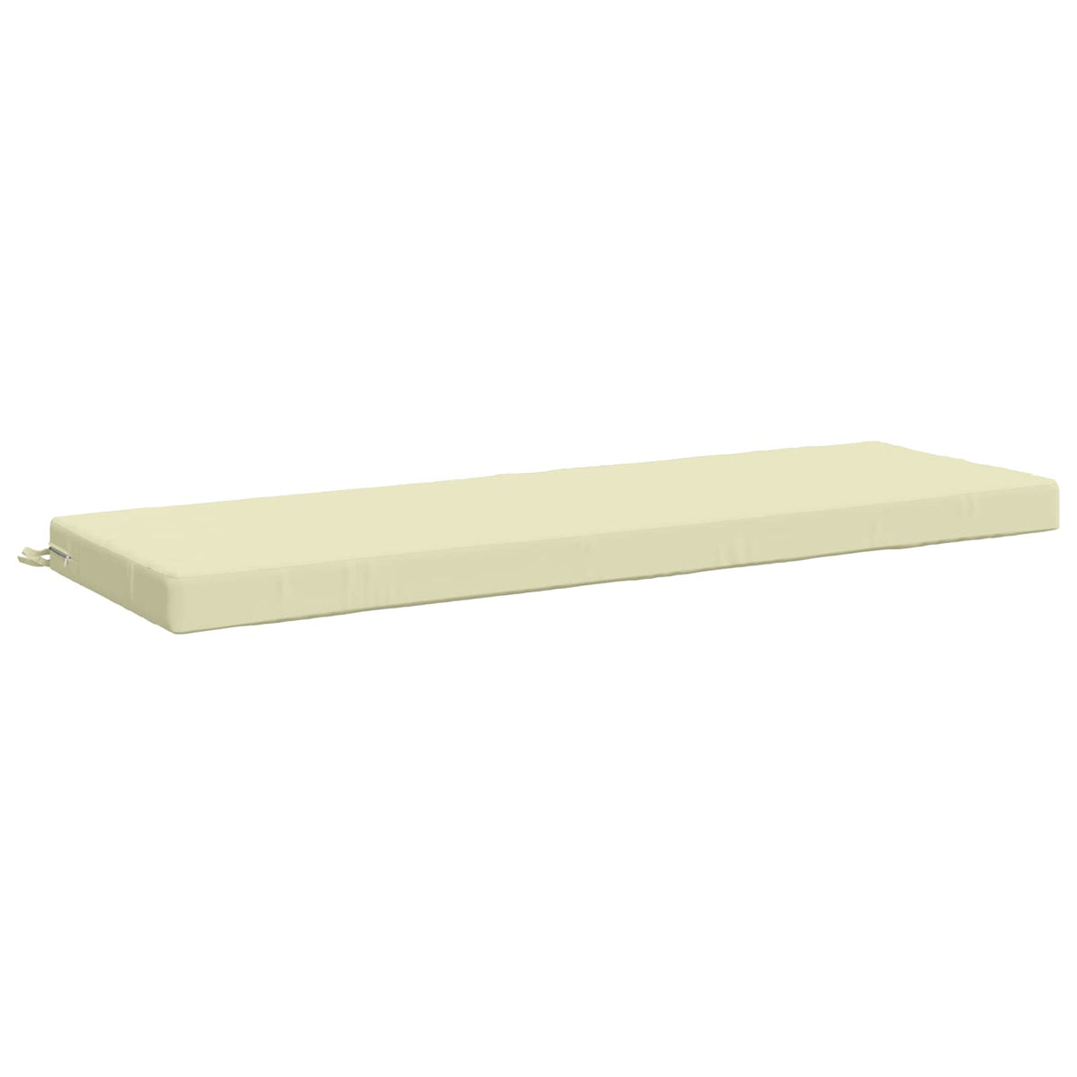 vidaXL Bench Cushion SOEST 100% Polyester Cream 140 x 50 x 8 cm 2