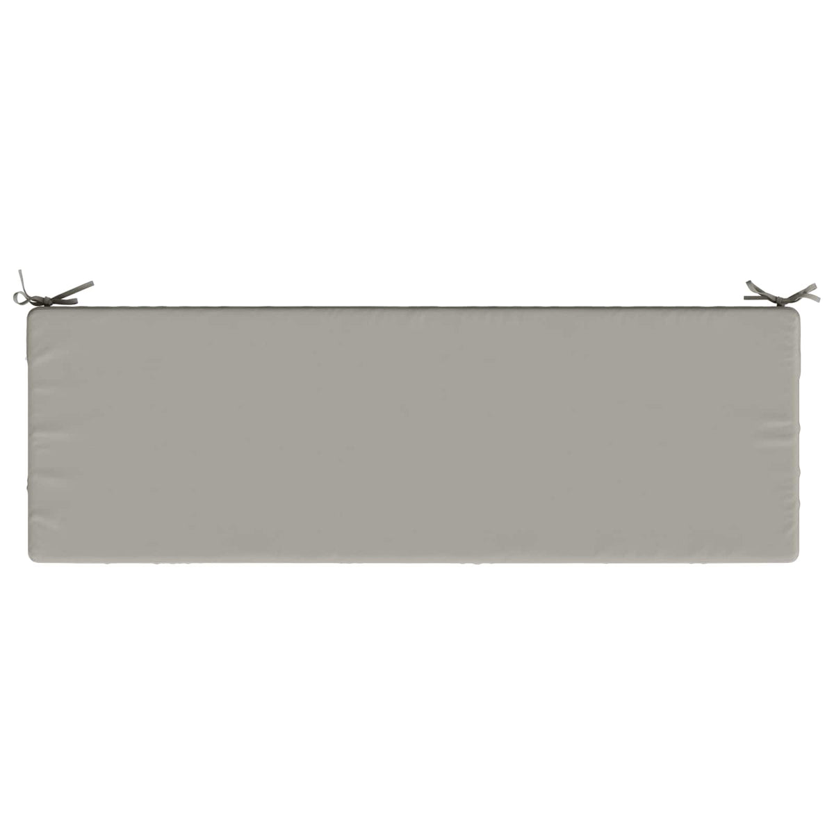 vidaXL Bench Cushion SOEST 100% Polyester Grey 140 x 50 x 8 cm 6