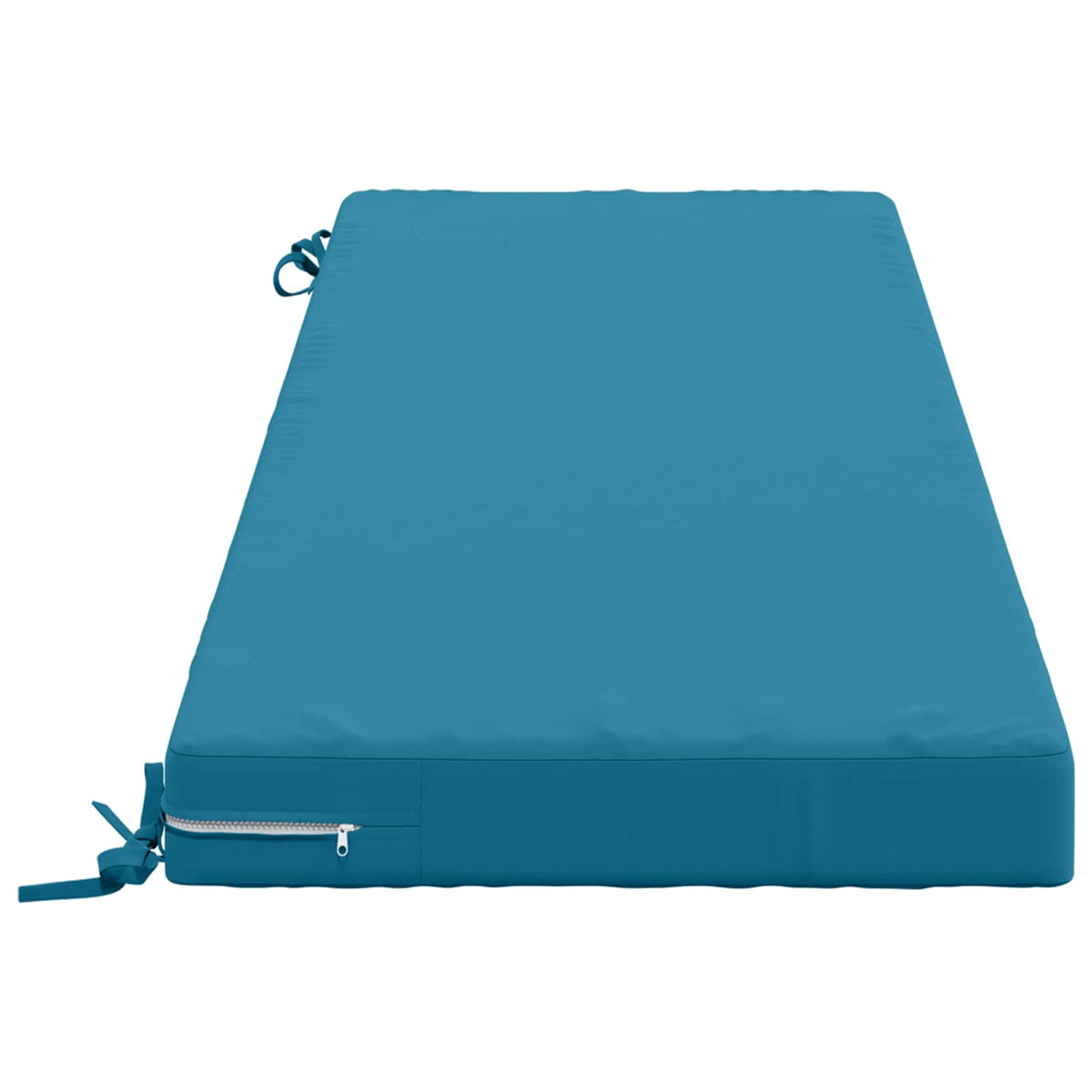 vidaXL Bench Cushion SOEST 100% Polyester Light Blue 140 x 50 x 8 cm 4
