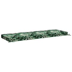 vidaXL Bench Cushion SOEST 100% Polyester Leaf Pattern 140 x 50 x 8 cm 5
