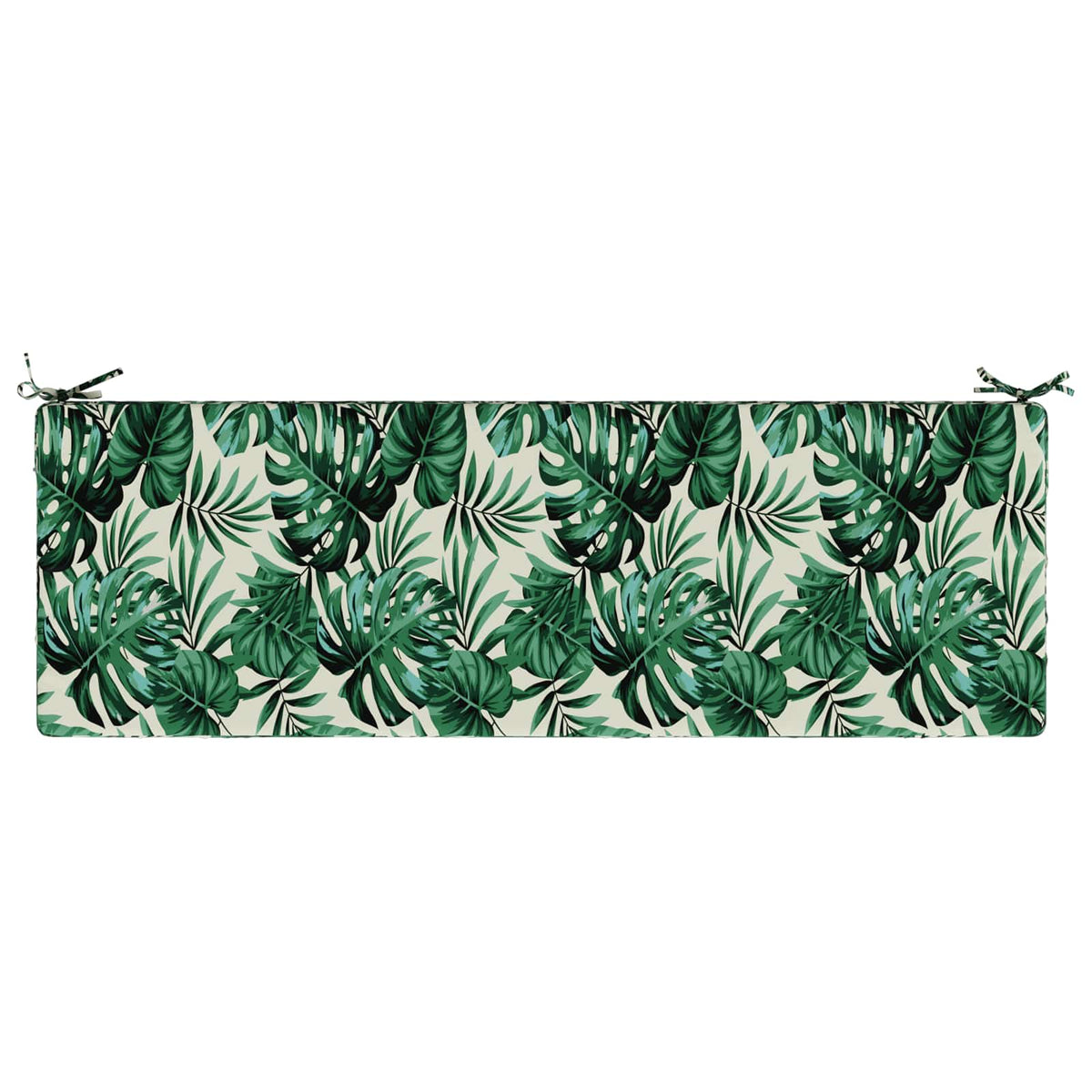 vidaXL Bench Cushion SOEST 100% Polyester Leaf Pattern 140 x 50 x 8 cm 6