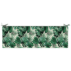 vidaXL Bench Cushion SOEST 100% Polyester Leaf Pattern 140 x 50 x 8 cm 6