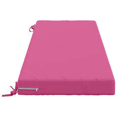 vidaXL Bench Cushion SOEST 100% Polyester Pink 140 x 50 x 8 cm 4