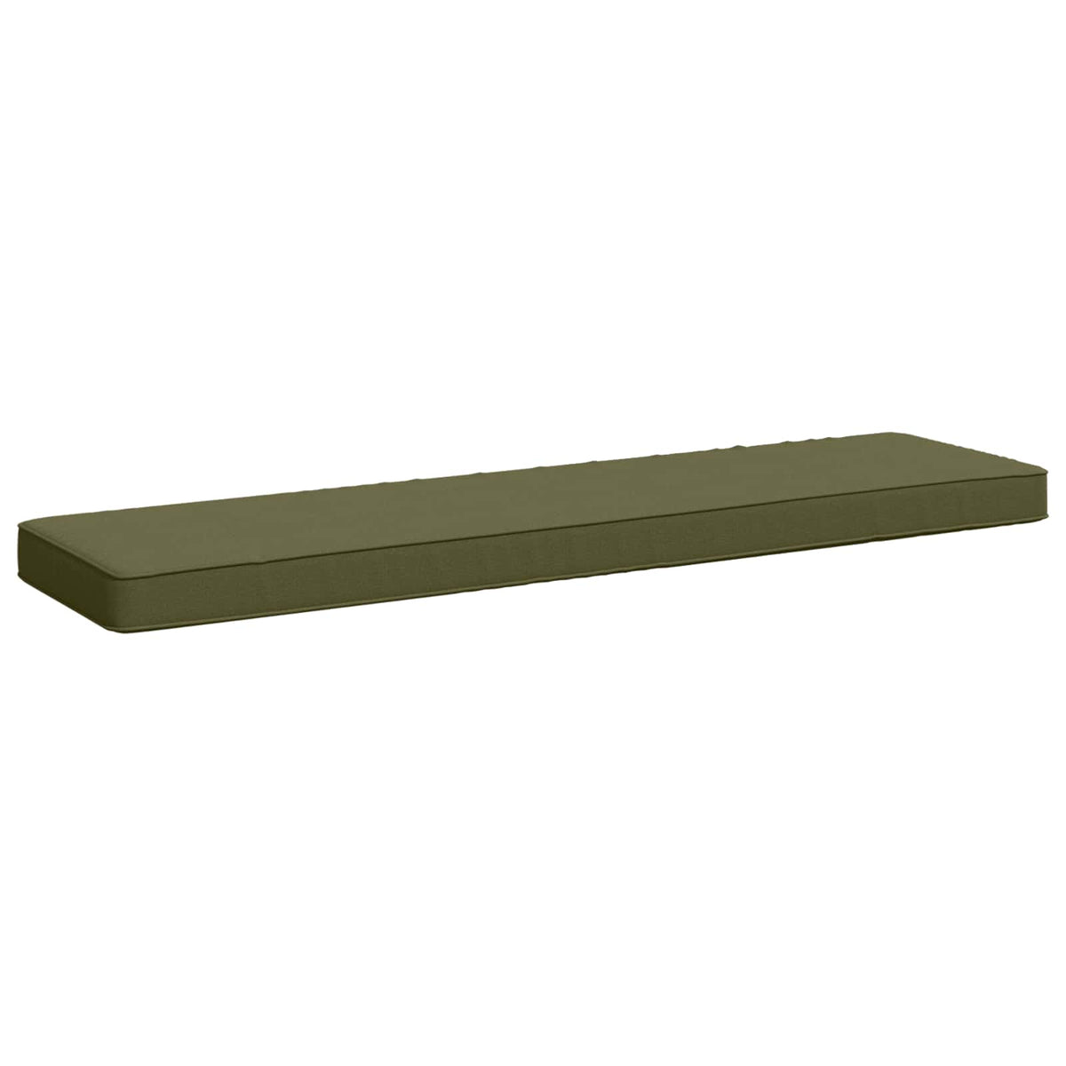vidaXL 2-Piece Bench Cushions VUGHT 2 pcs 100% Polyester Olive Green 4