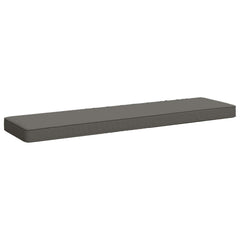 vidaXL 2-Piece Bench Cushions VUGHT 2 pcs 100% Polyester Grey 4