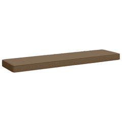 vidaXL 2-Piece Bench Cushions VUGHT 2 pcs 100% Polyester Taupe 4