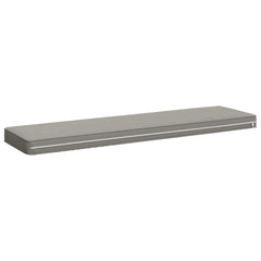 vidaXL 2-Piece Bench Cushions VUGHT 2 pcs 100% Polyester Grey 6