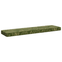 vidaXL 2-Piece Bench Cushions VUGHT 2 pcs 100% Polyester Leaf Design 4