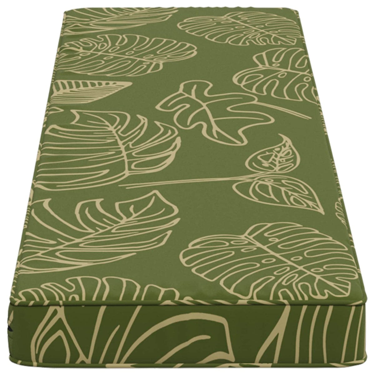 vidaXL 2-Piece Bench Cushions VUGHT 2 pcs 100% Polyester Leaf Design 5