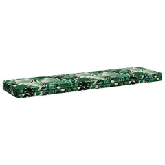 vidaXL 2-Piece Bench Cushions VUGHT 2 pcs 100% Polyester Leaf Pattern 6